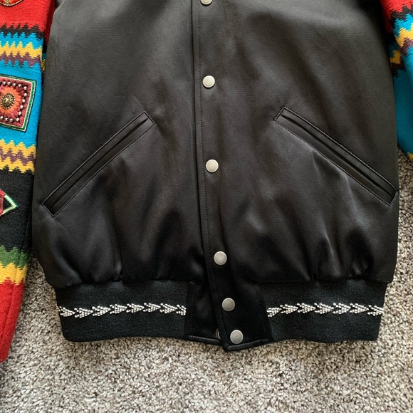 Saint Laurent Satin-Wool Teddy jacket with embroidered sleeves - Picture 9 of 16